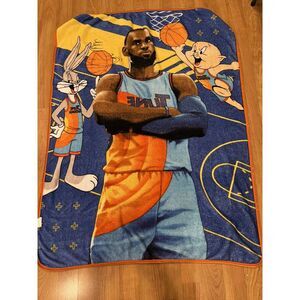 Space Jam A New Legacy Soft Throw 40" x 50 " Blanket Lebron James. Bugs Bunny